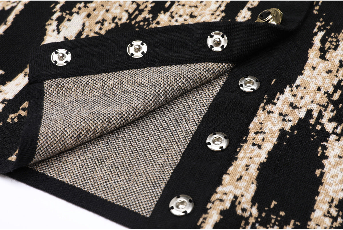 Close-up of inner snap fastenings and fabric texture on dress