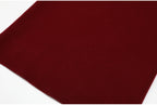 Solid wine red knit skirt hem detail